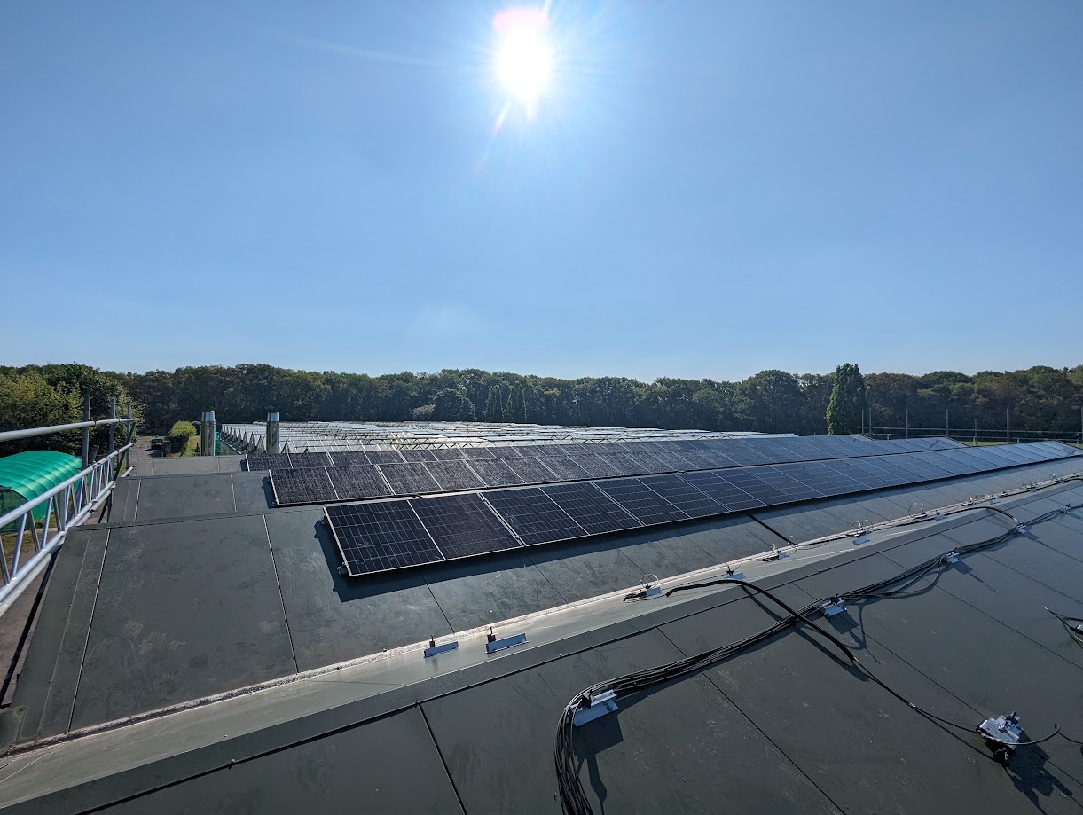 Solar power and panel installation by Powercor at RHS Wisley in Surrey