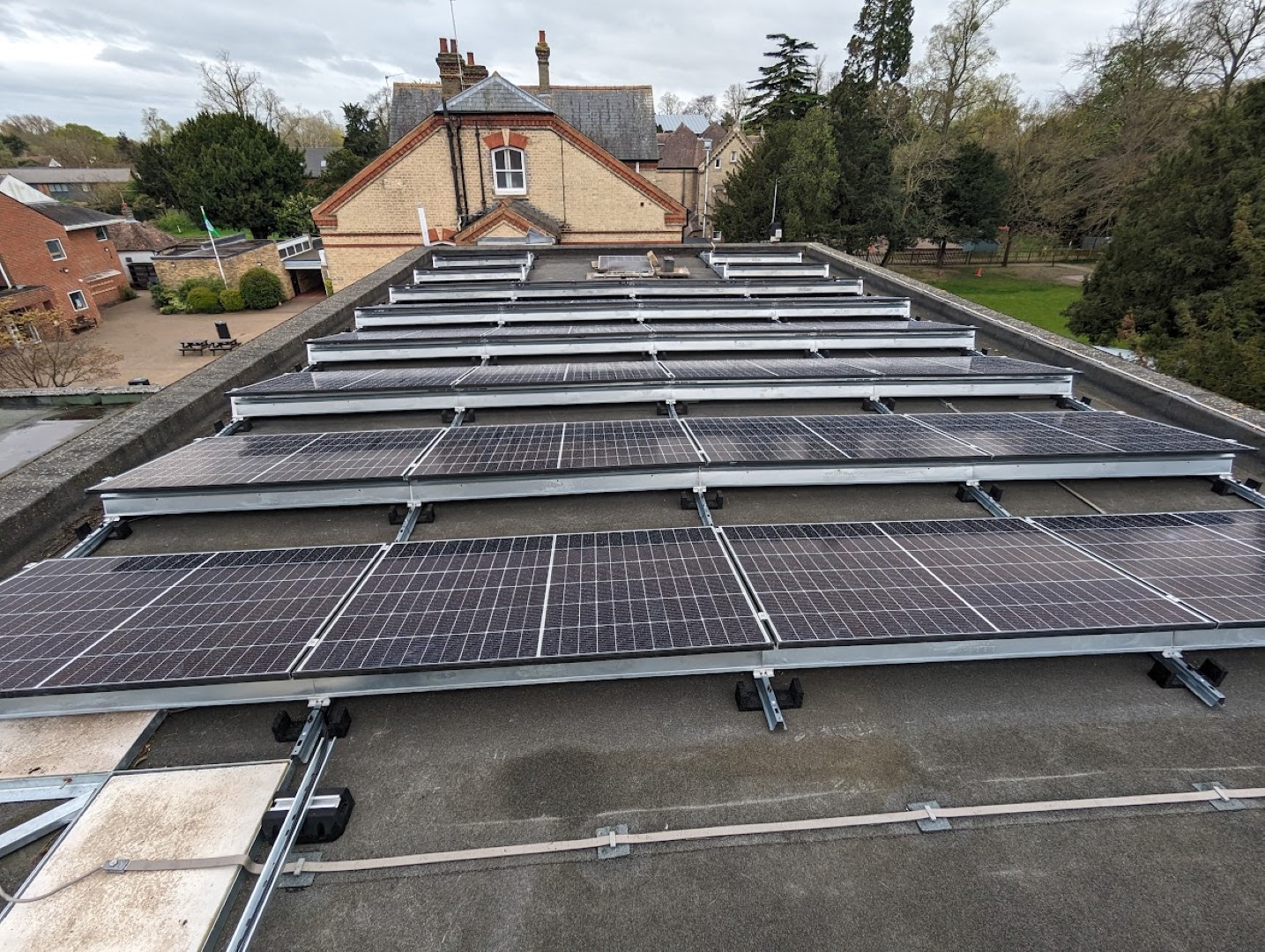 Solar power and panel installation by Powercor at St Faith's School in London